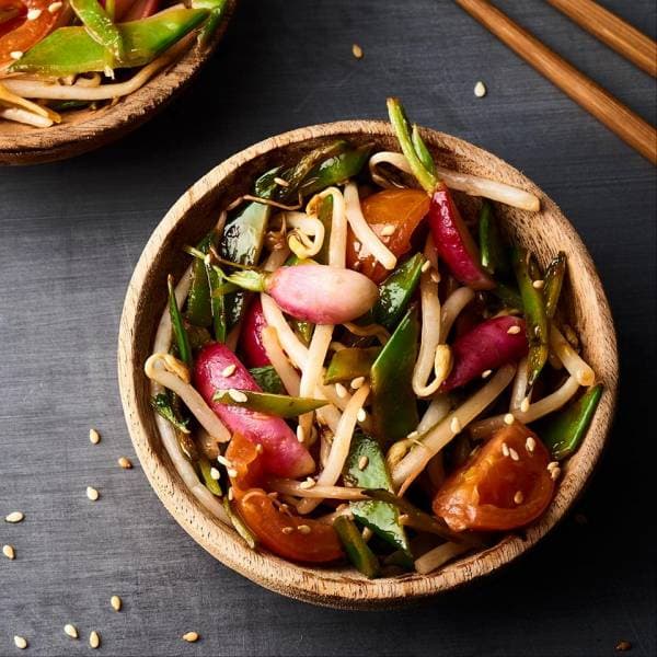 Verrine de légumes façon thaï