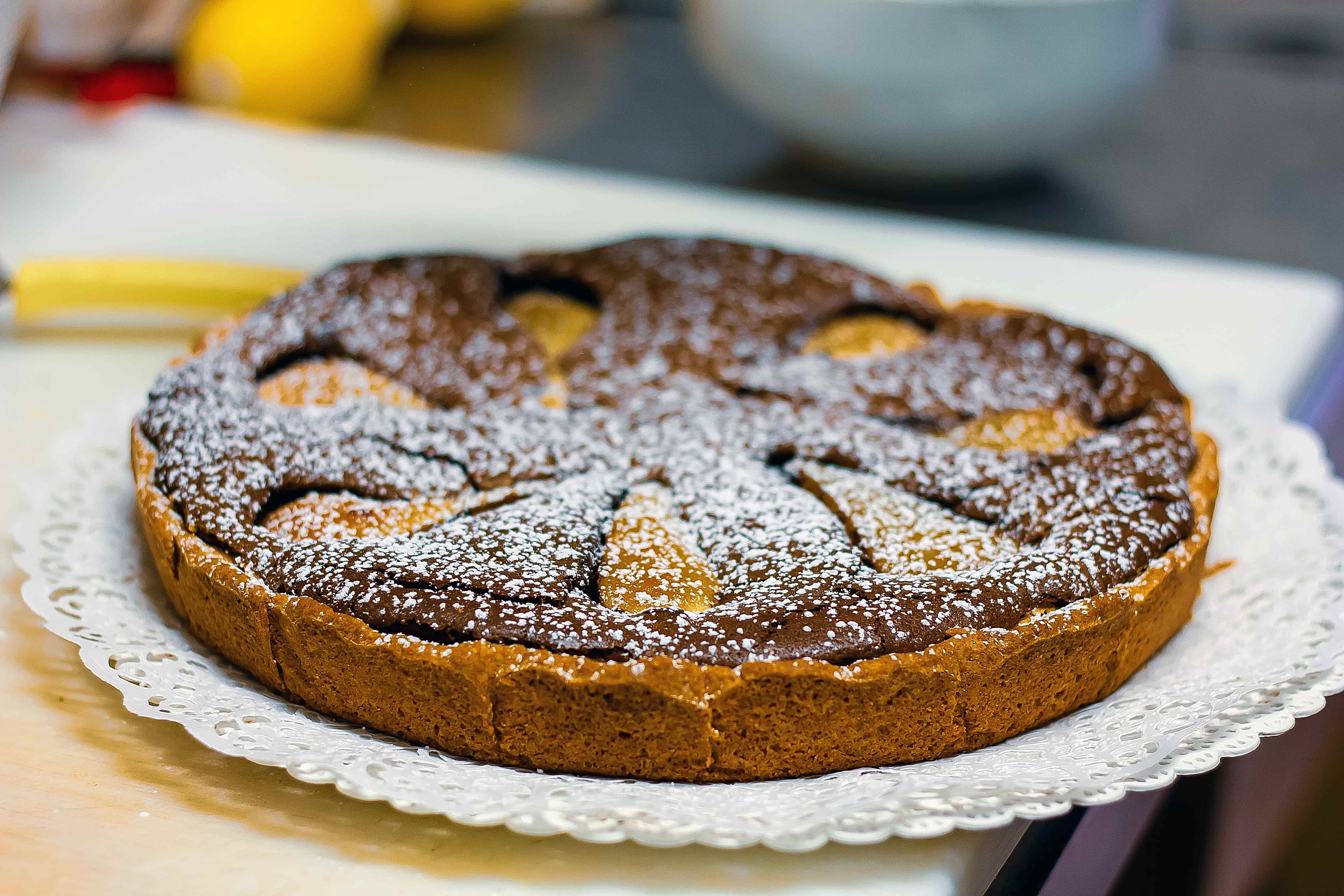 Tarte poire chocolat